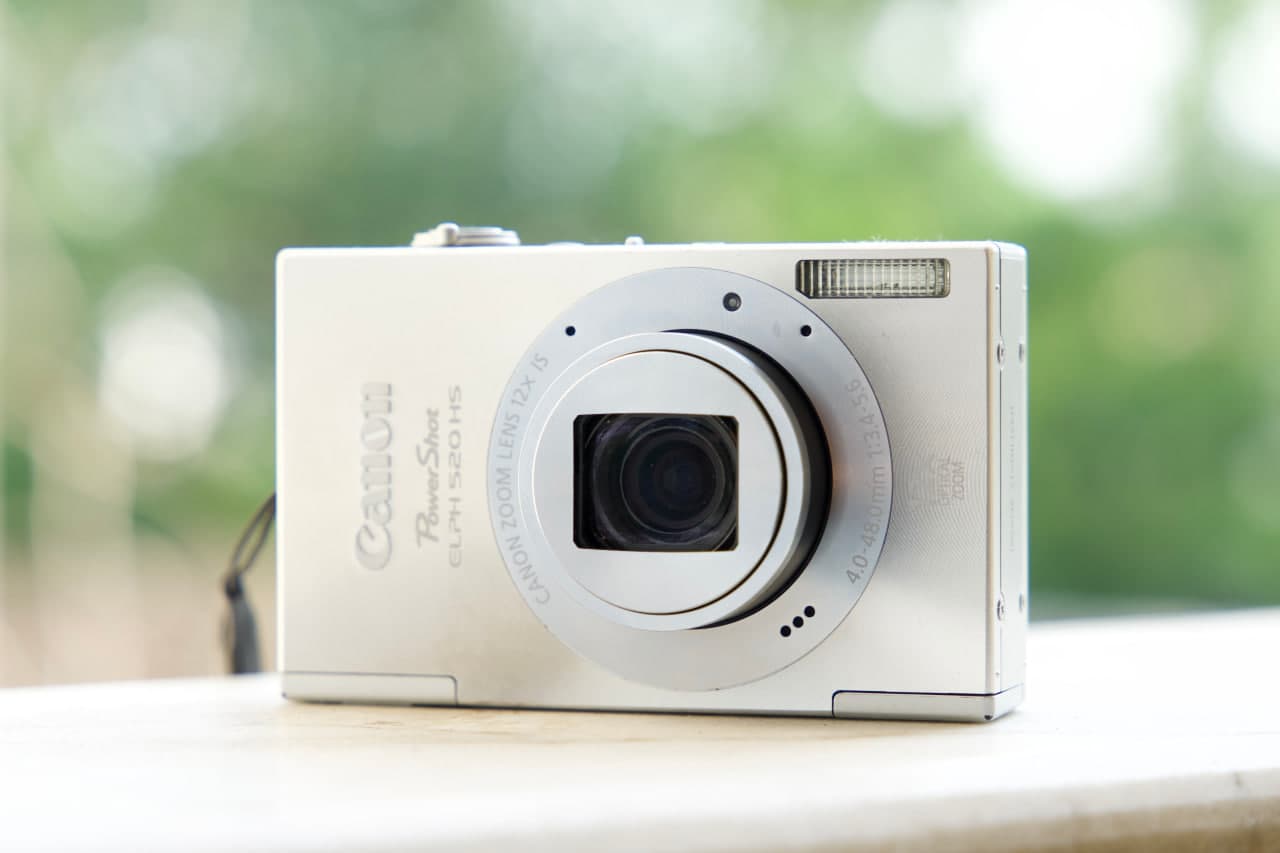 Canon PowerShot ELPH 520 HS - Canon از سیلور کم در وضعیت excellent